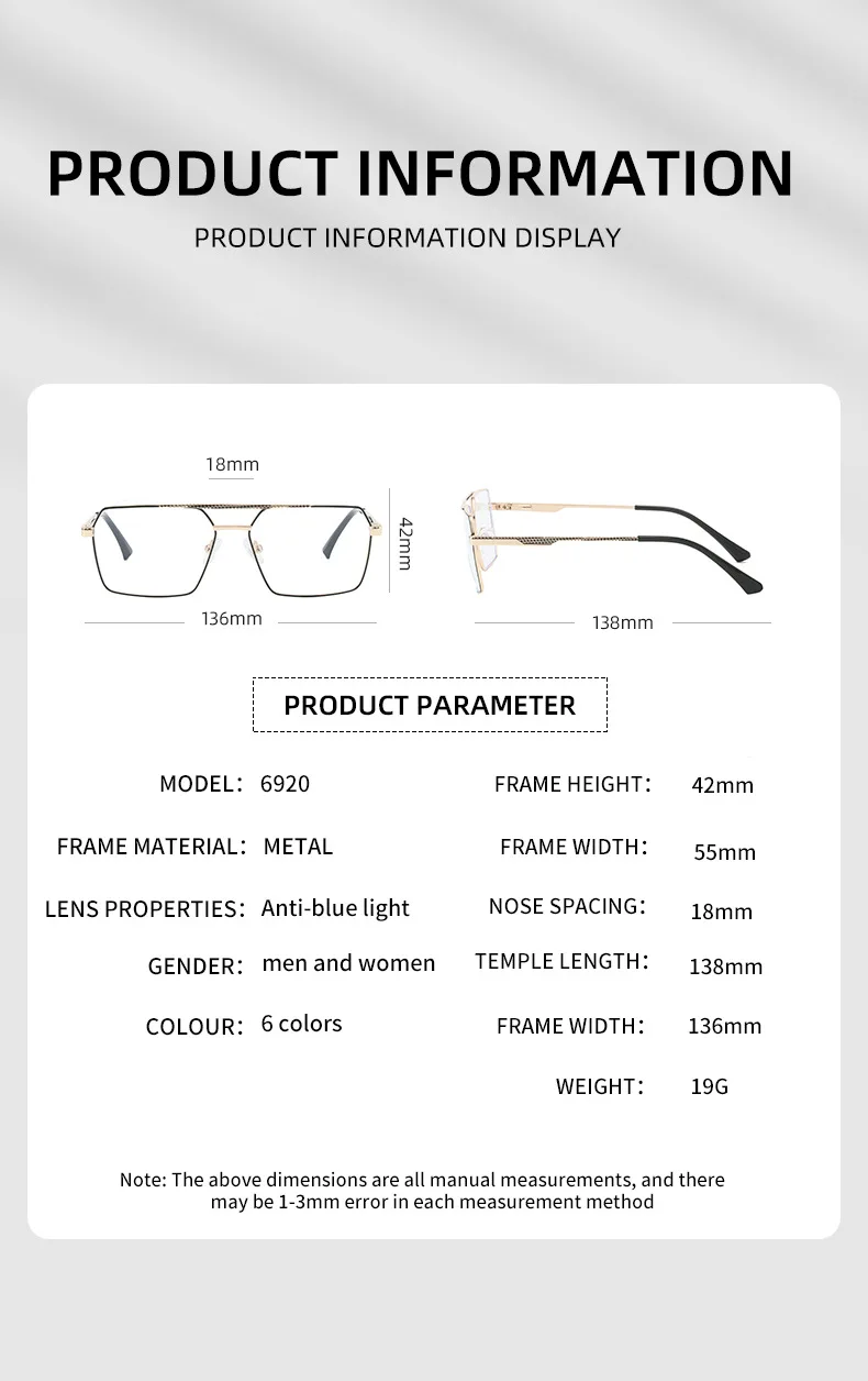 JMISUS 2025 Moda Aviador Óculos de prescrição para metal fotocromático piloto quadrado óculos ópticos homem de alta qualidade