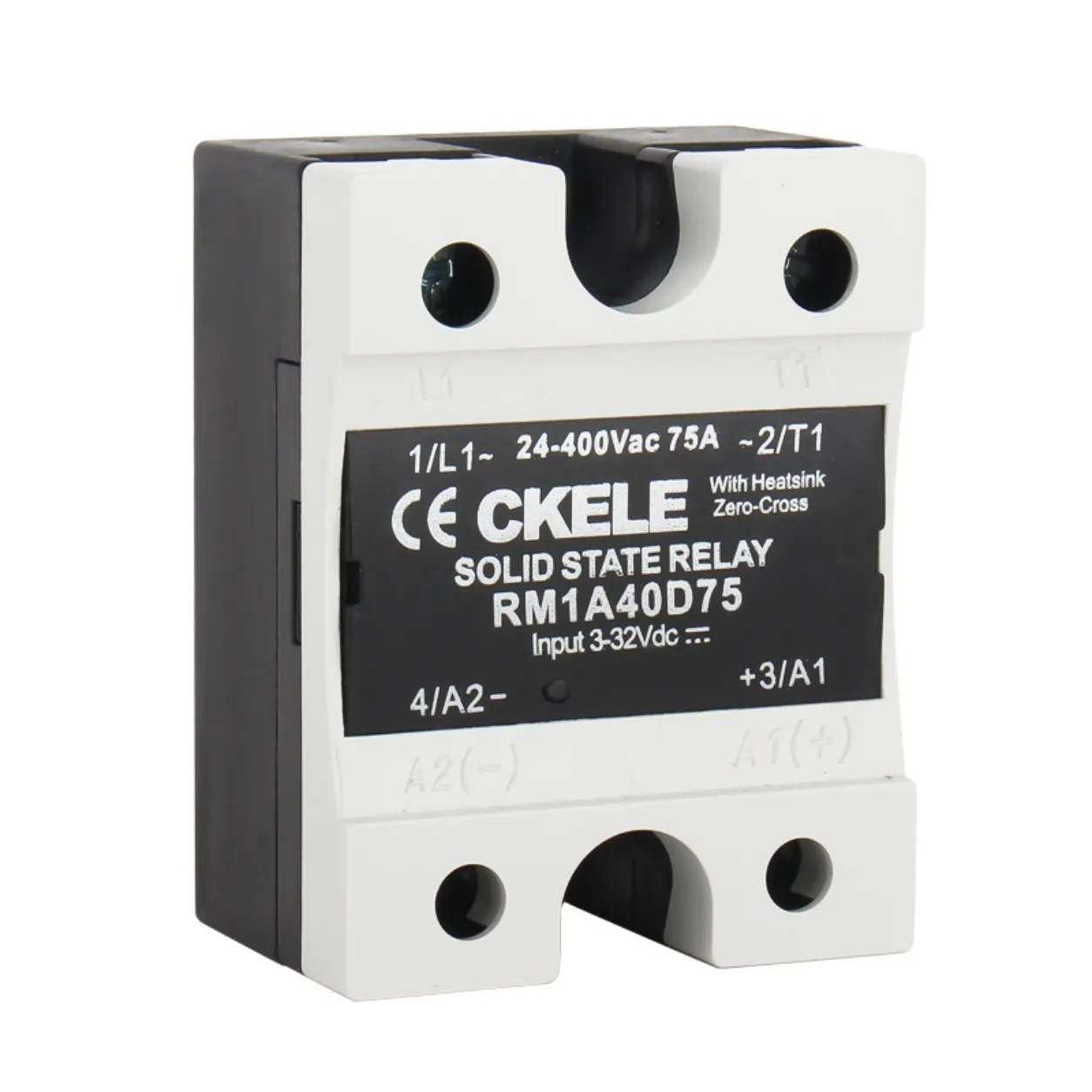 RM1A Series Solid State Relay 25A  40A 50A 75A Zero Cross SSR DC to AC for Heater Control