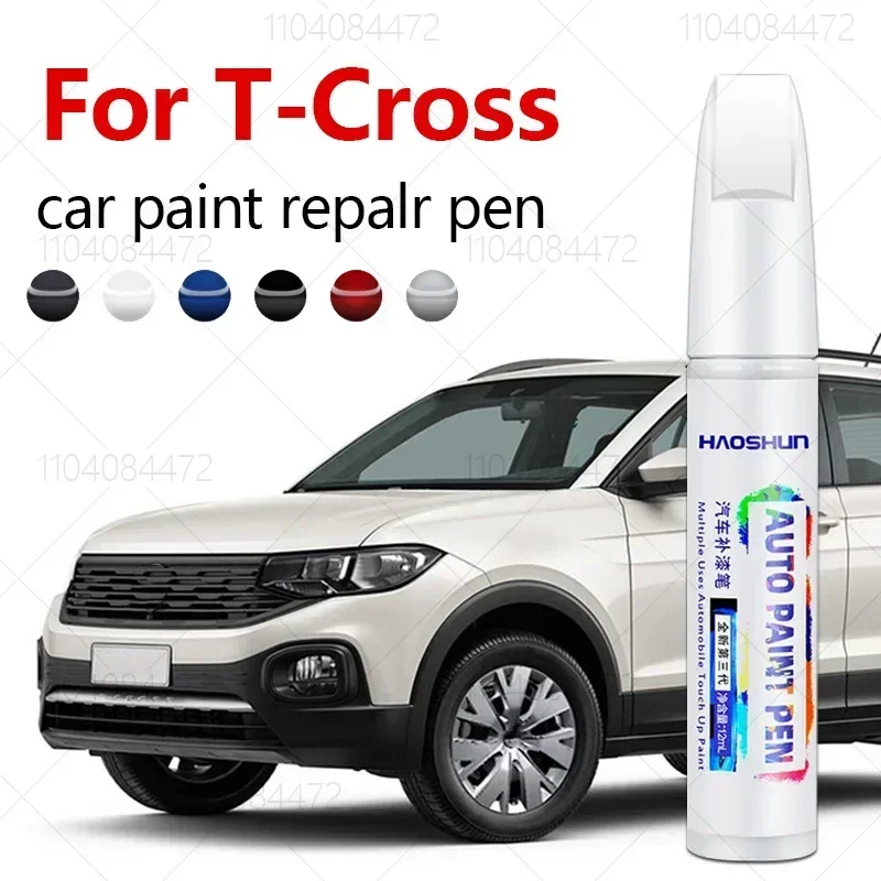 For Volkswagen T-Cross 2018-2025  PQ261  Paint Repair Brush Touch Up Scratch Remover DIY Auto Accessories Black White Gray Blue