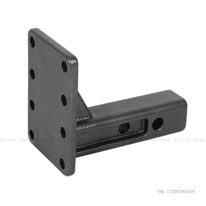 

Heavy Duty Steel Trailer Hitch Tow Hook Adjust Connector Trailer Compatible for 2-inch square Mouth Receiver