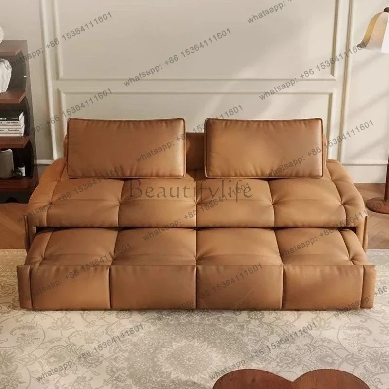 YJ Deluxe Lawrence Double Sofa 130cm 150cm 180cm 200cm living room sofas couch multifunctional Convertible sofa bed home furnitu