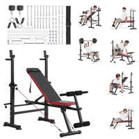 Adjustable Foldable Multifunctional Weight Bench for Incline and Flat Exercises Home Gym Equipment