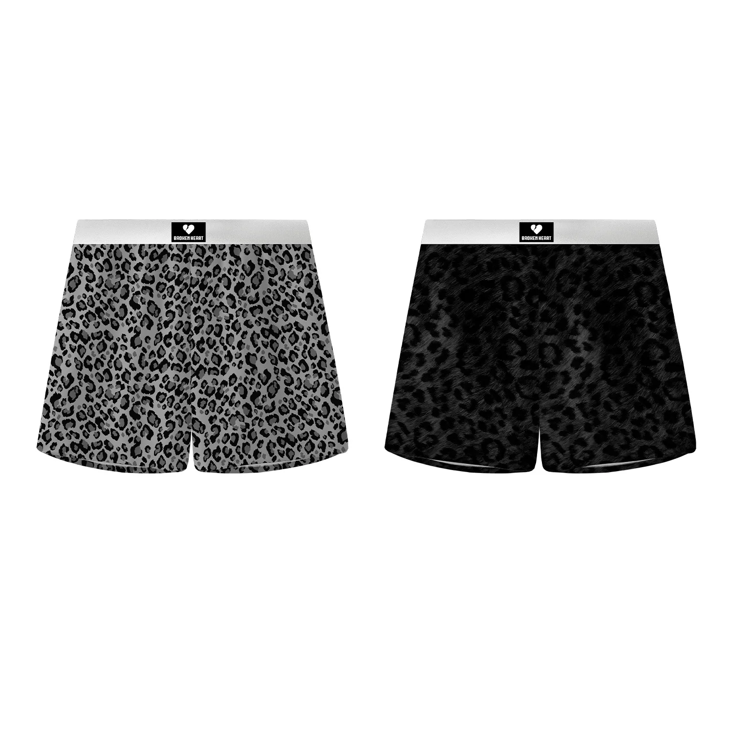 الصيف الساخن بيع ليوبارد طباعة ملابس داخلية للرجال الحرير الجليد سراويل بوكسر فضفاضة مريحة المنزل صالة السراويل للرجال بالجملة