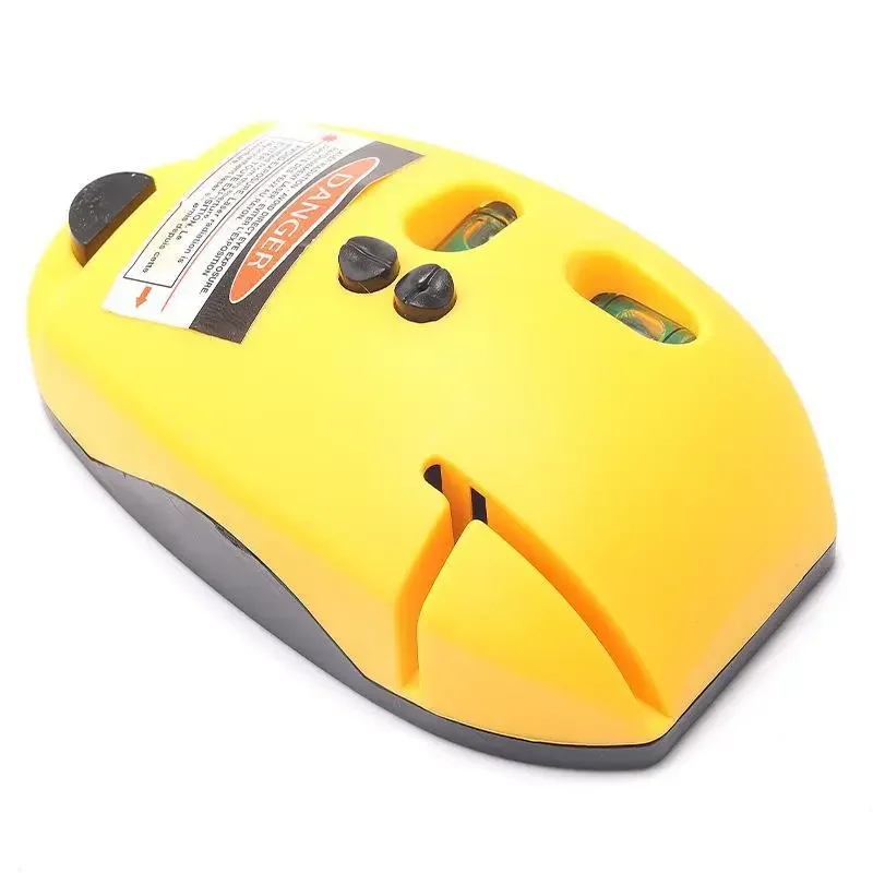 Vertical Mouse Laser Level Infrared Horizontal Line Right Angle Bubble Level Leveling 20M Long Distance 2 Lines Laser Levels