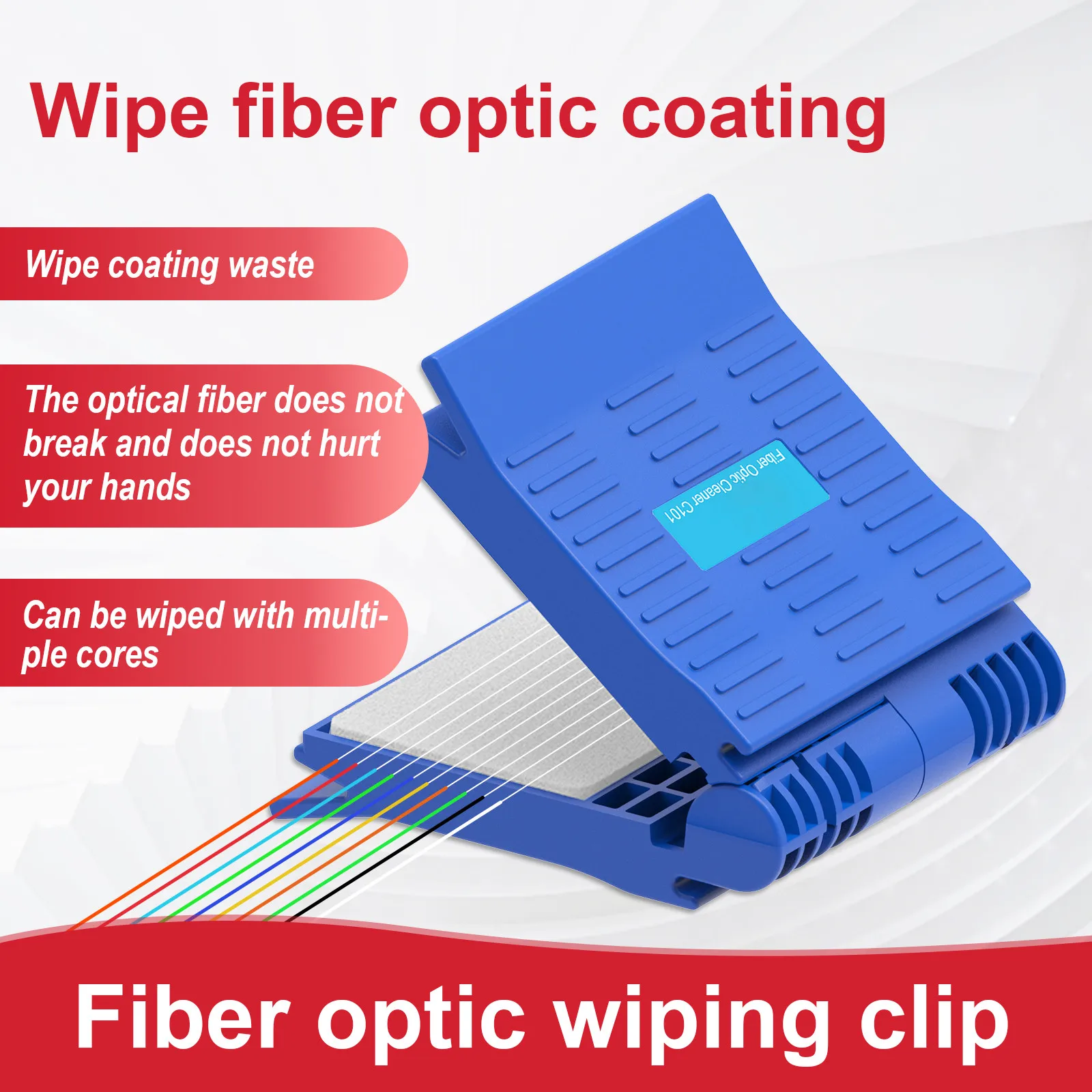 Fiber Cleaner Wipes Fiber optic cleaning and wiping paper Fiber optic cleaning and wiping device Fiber optic cleaning tool