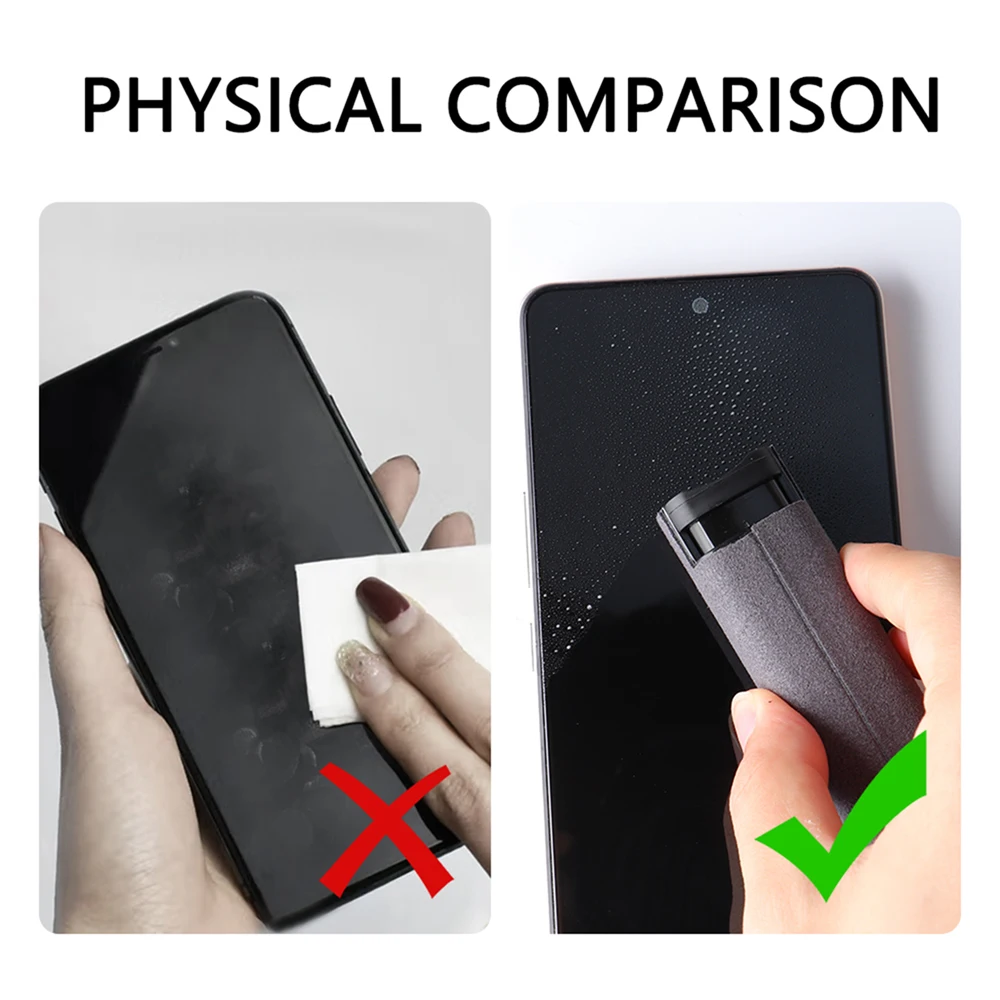 2 in 1 Screen Cleaner Spray for Mobile Phone Tablet Screen Dust Remover Microfiber Wiper Cloth Cleaning Tools For Tesla model 3