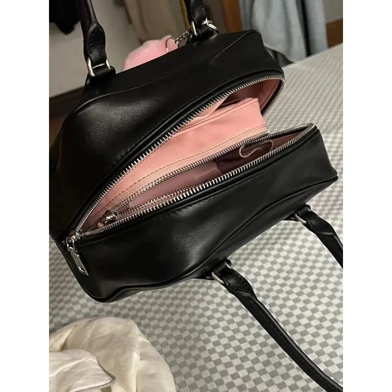 Minority Design New Style Small Square Bag Handbag Boston Bag Commuting Female