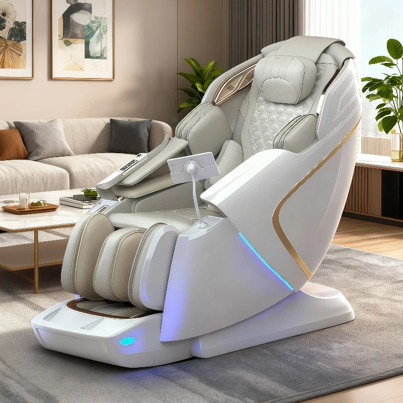 

3 Year Warranty Dual-core 4D SL-Track Zero Gravity full body Massage Chair Home 3D Thai Stretch Electric leg lift Massage Sofa