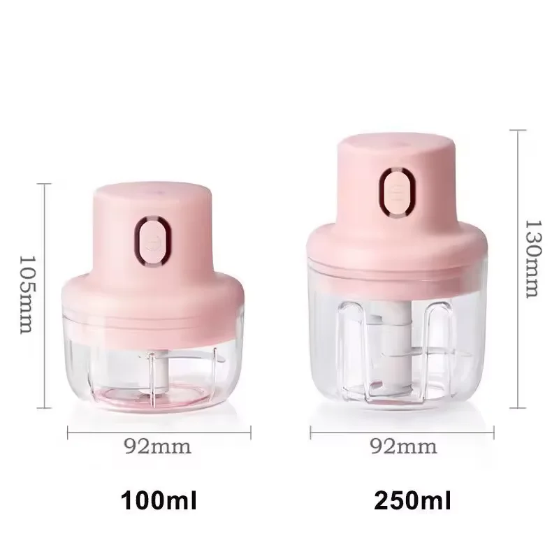 Electric Garlic Crusher USB Wireless Mini Vegetable Cutter Meat Grinder Sturdy Press Mincer Food Chopper Mixer Kitchen Tools view 6