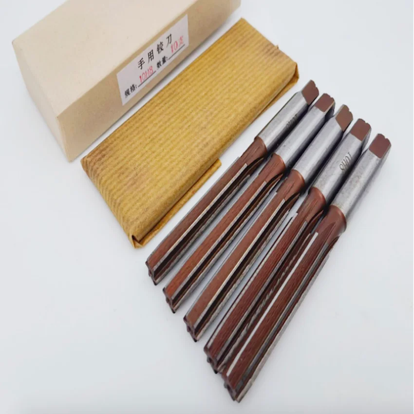 ต้นทุนขาย Hand Reamer Straight Shank เครื่อง Reamer HSS Reamer Precision H7/H8 เกรด OD 11-19 มม.สําหรับมือทํางาน