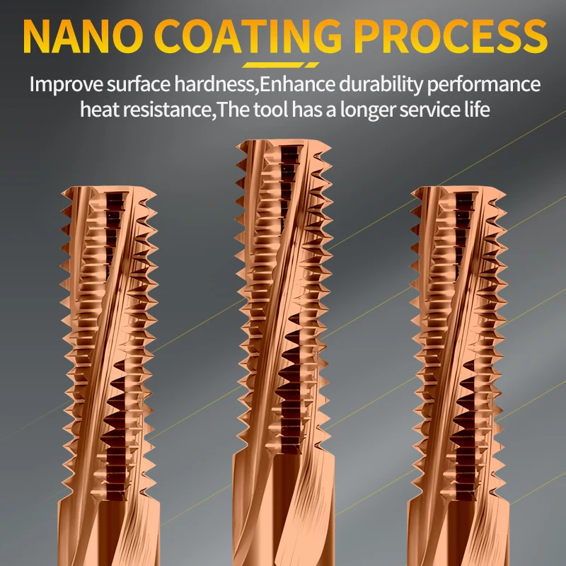 

EVROPA TAP CNC Machine Solid Carbide Tungsten Steel Pipe Full Thread Milling Cutter BSPT RC PT 1/16 1/8 1/4 3/8 1/2 Mill Mills