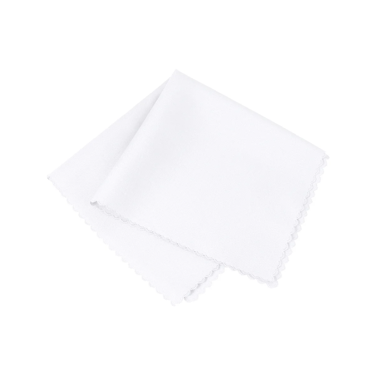 4Pcs Pure Color Napkin Cloth Simple Style Table Cloth for Any Occasion Home Hotel Restaurant Kitchen White Tableware Pad