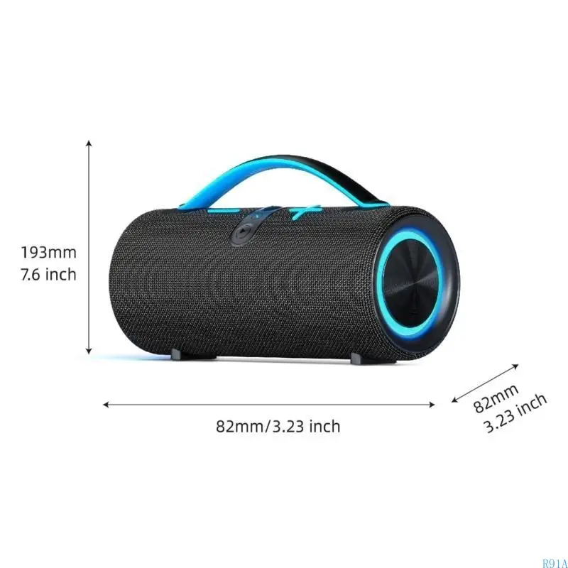 

R91A Универсальный Bluetooth-совместимый динамик с захватывающим звуком и светодиодным светом для любого события на открытом