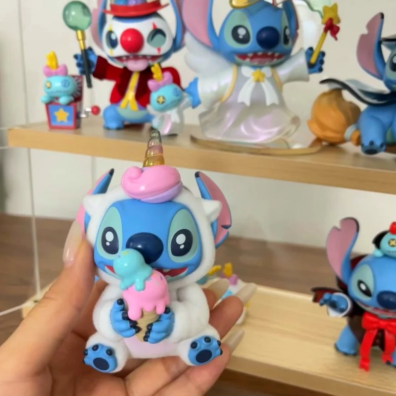 Boîte ennemi Disney Stitch pour enfants, série Weird Diary V2, figurines d'anime, boîte mystère, statue en PVC à collectionner, cadeau d'anniversaire mignon, beurre