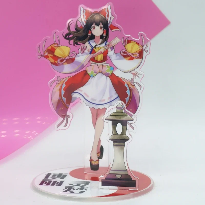 Game TouHou Project Hakurei Reimu Scene Acrylic Stand Figure Model Cosplay Anime Tabletop Decoration Toy