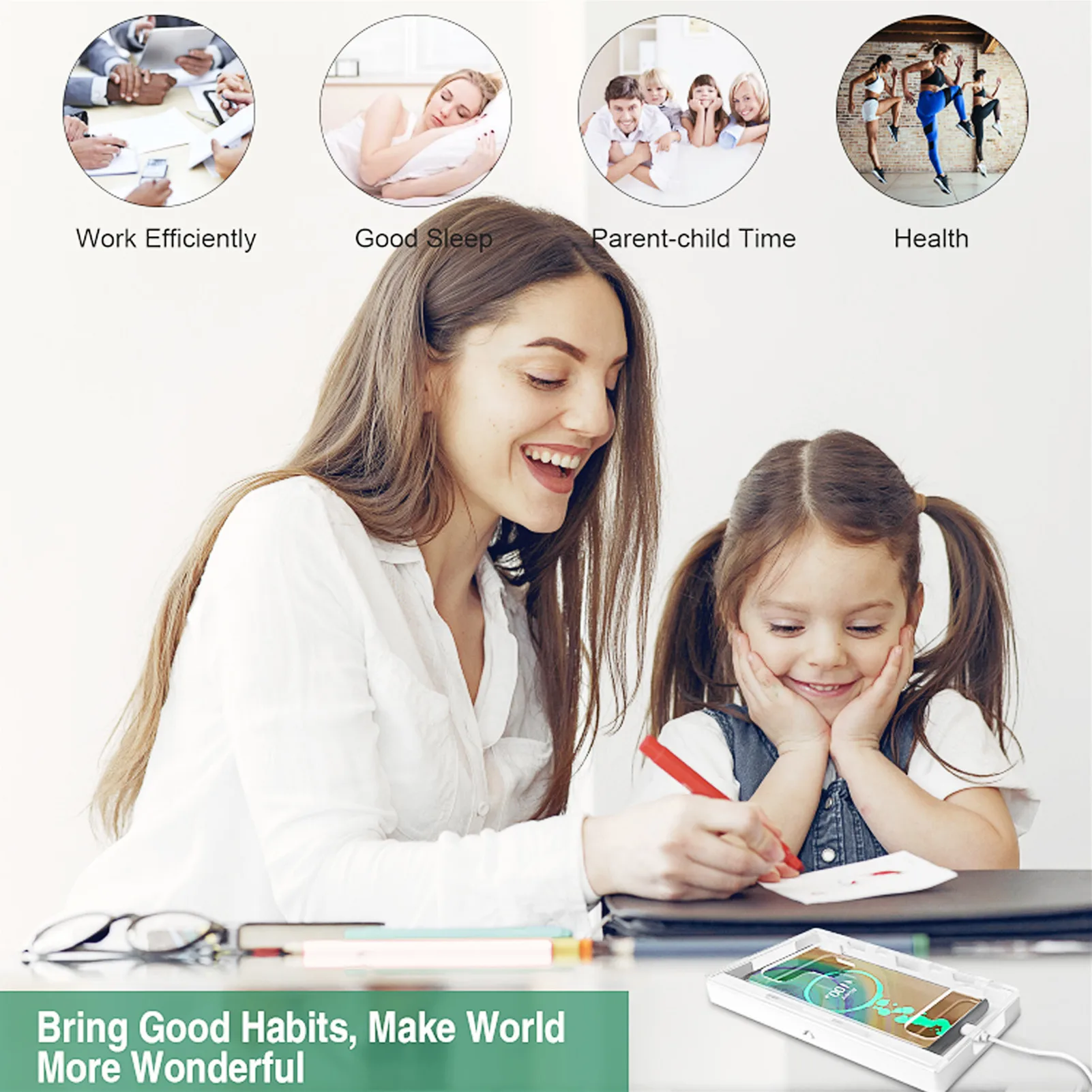 Caja de bloqueo de teléfono con autocontrol, caja de bloqueo de seguridad Universal para todos los teléfonos, casillero electrónico, regalo para padres, bloqueo de teléfono lejos