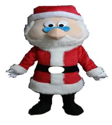 New Adult Halloween Christmas Santa Claus Mascotte Fancy Cartoon Mascot Costume Plush Fancy Dress Mascot Costume