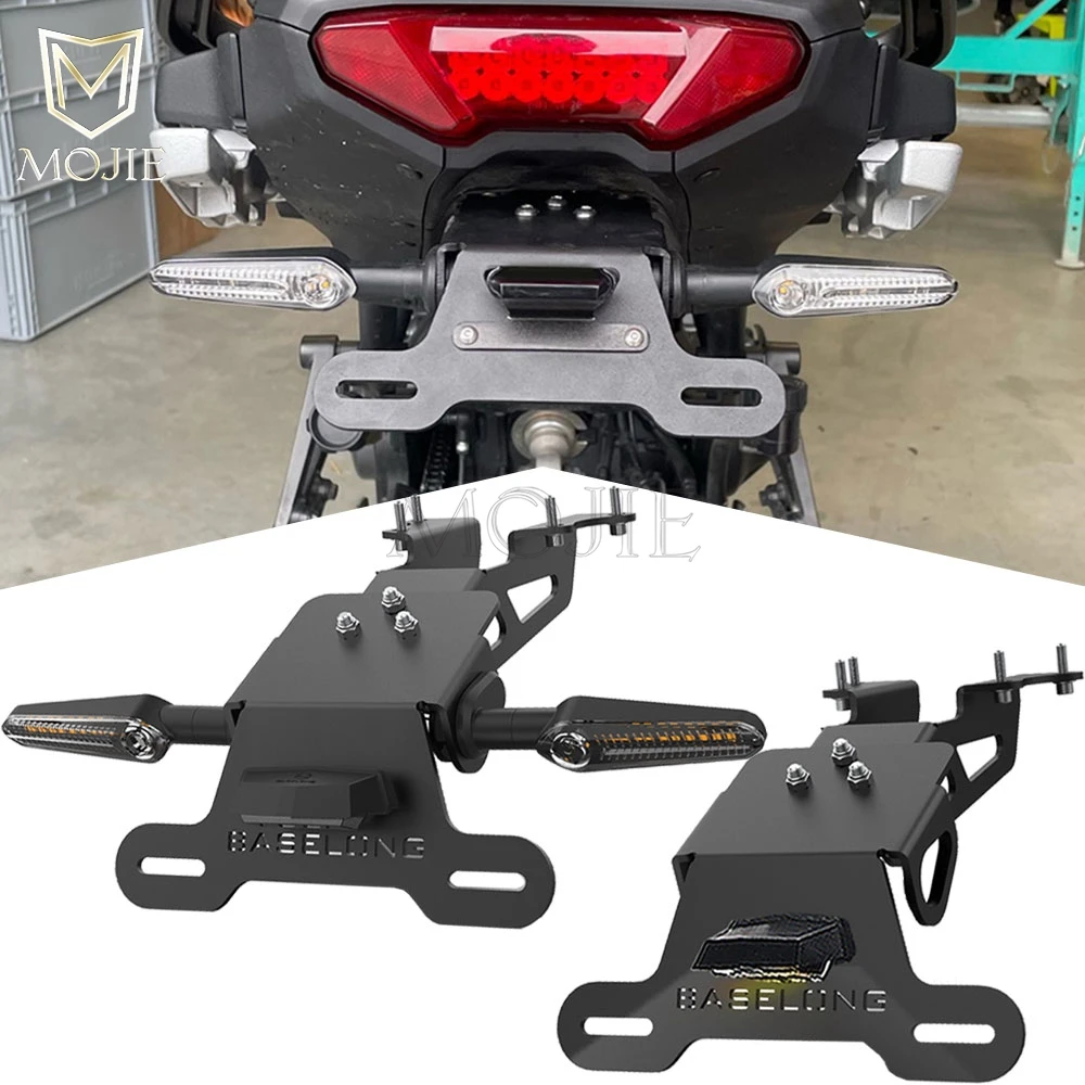 

License Plate Holder Bracket Fender FOR YAMAHA Tracer 700 700GT 7 7GT MT-07 TRACER 2016 2017 2018 2019 2020 2021 2022 2023 2024