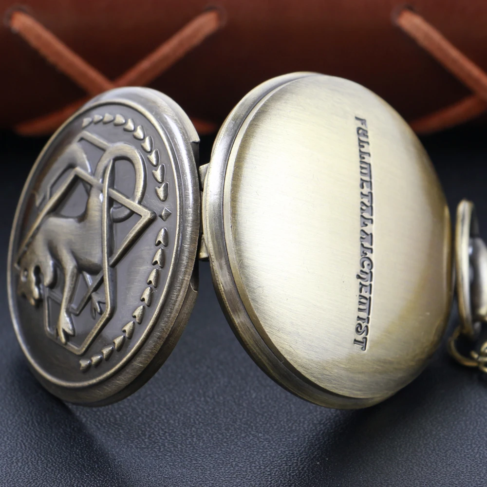 الكلاسيكية أنيمي الخيمياء الساحر شارة كوارتز ساعة الجيب ماجيك الوقت الأحجار الكريمة ساعة شهم قلادة قلادة أفضل هدية عيد #6