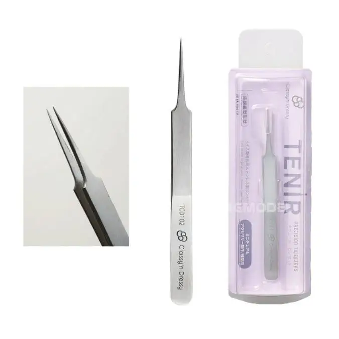 MRHOBBY TCD102 Classy`n Dressy Tenir Tweezers (Thin Tip) (Hobby Tool)