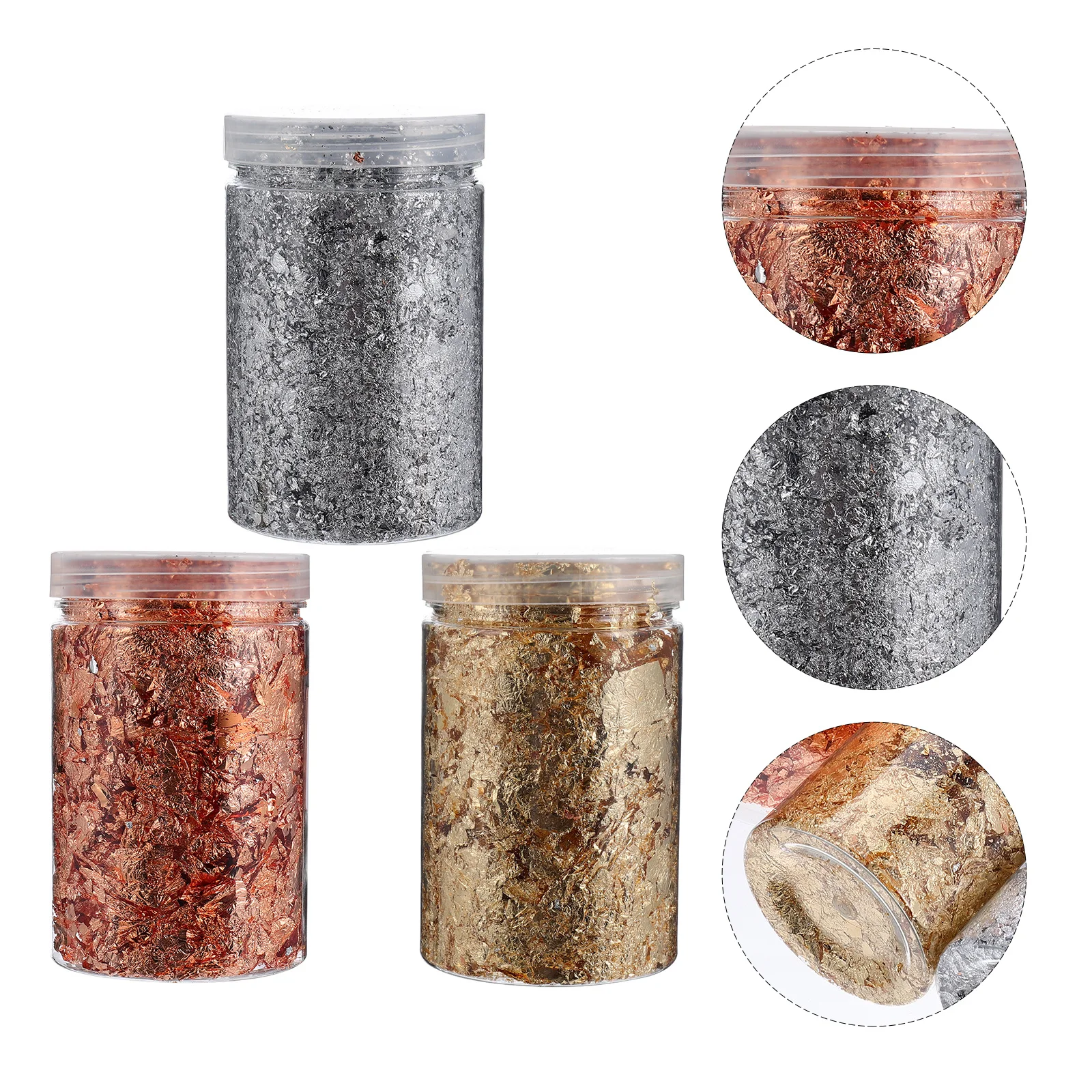 3 قطعة مسمار الفن زينة بريق احباط الذهبي الفضة DIY بها بنفسك مانيكير حلية النساء مسمار الفن ملصقات الطرف استخدام مانيكير حلية #4