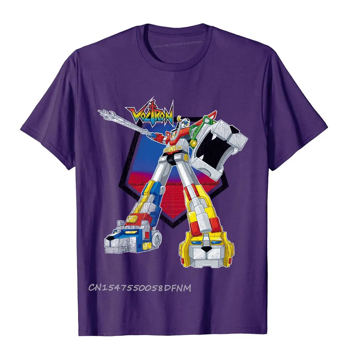 Camiseta legendaria de Voltron Blazing Sword, ropa de playa de algodón para hombre, divertida