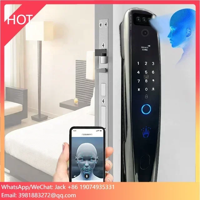 

Ttlock Smart Door Lock Digital Door Lock with Face Camera Recognition Wifi Fingerprint Locks for Front Home
