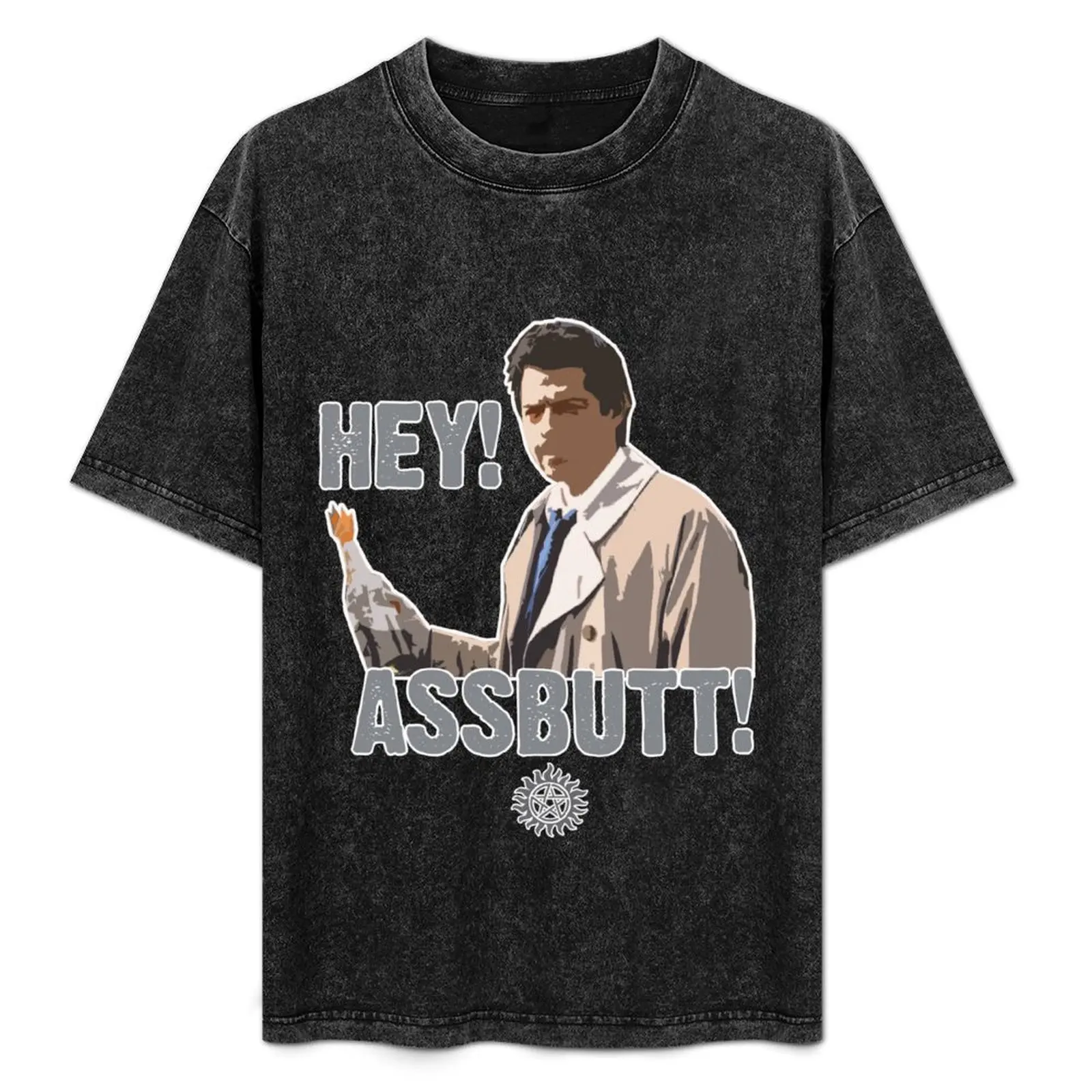 

Hey! Assbutt! T-Shirt Soft Cotton Print T-Shirt