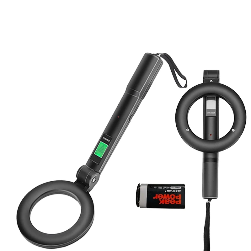 Handheld, Foldable, High-Sensitivity Metal Detector – Compact Security & Outdoor Scanning Wand