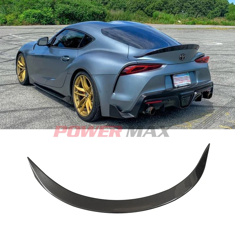 Power Max Carbon Fiber Aimgain Style Rear Ducktail For A90 Supra MK5 Rear Spoiler