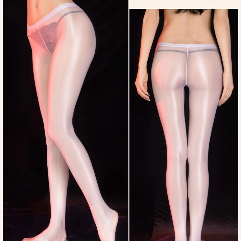 

Women Tights Oil Shiny Stockings High Elastic Ultra-Thin Sexy Long Stockings Pantyhose Transparent Mesh Breathable Stockings