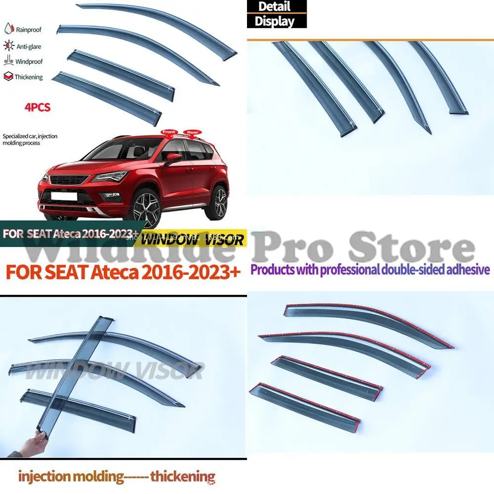 

1 set For Window Visor for SEAT Ateca 2016-2023 Rain Deflector
