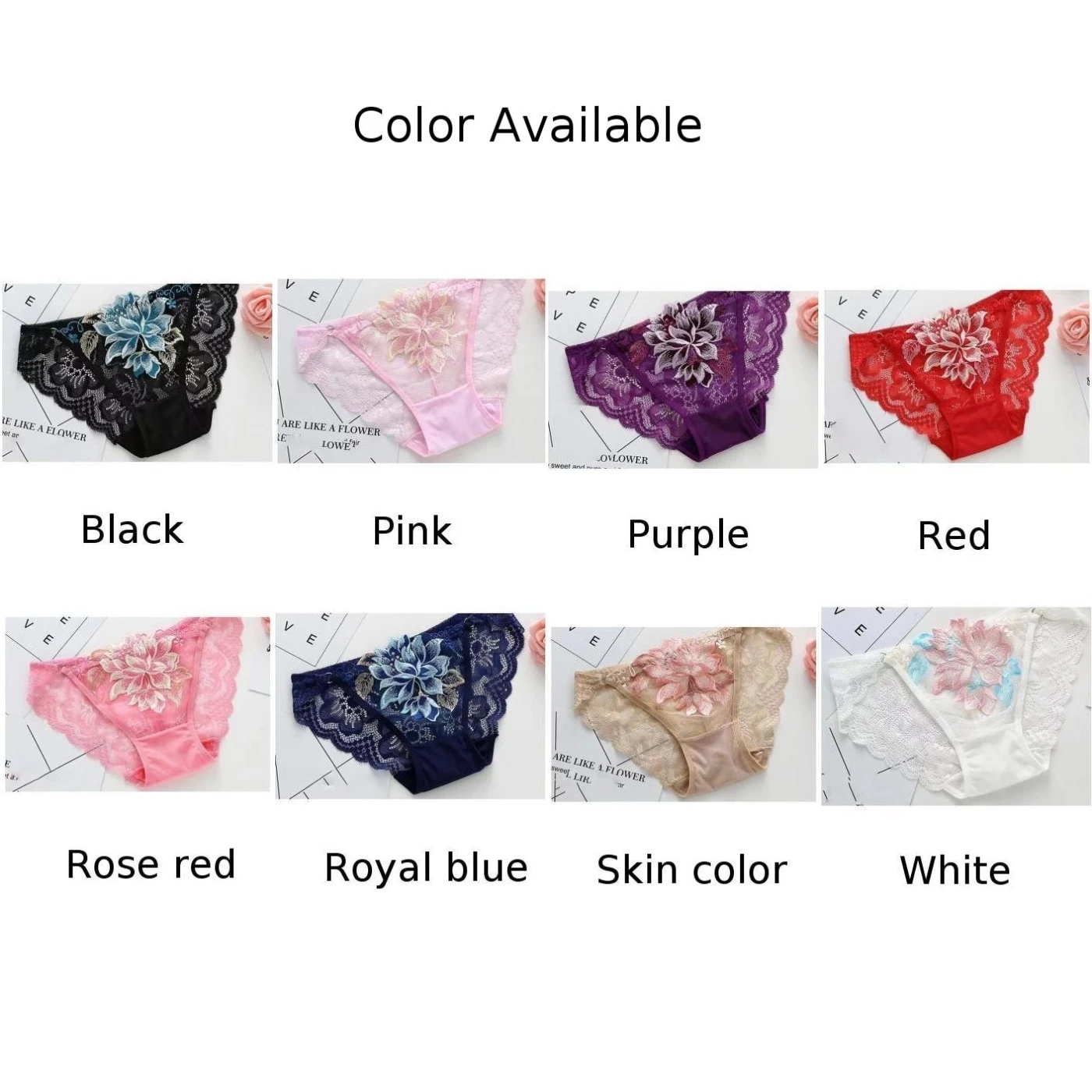Different Measurement Methods For Autumn For Spring Floral Thong Comfortable Fit Floral Pattern Moderate Elasticity
