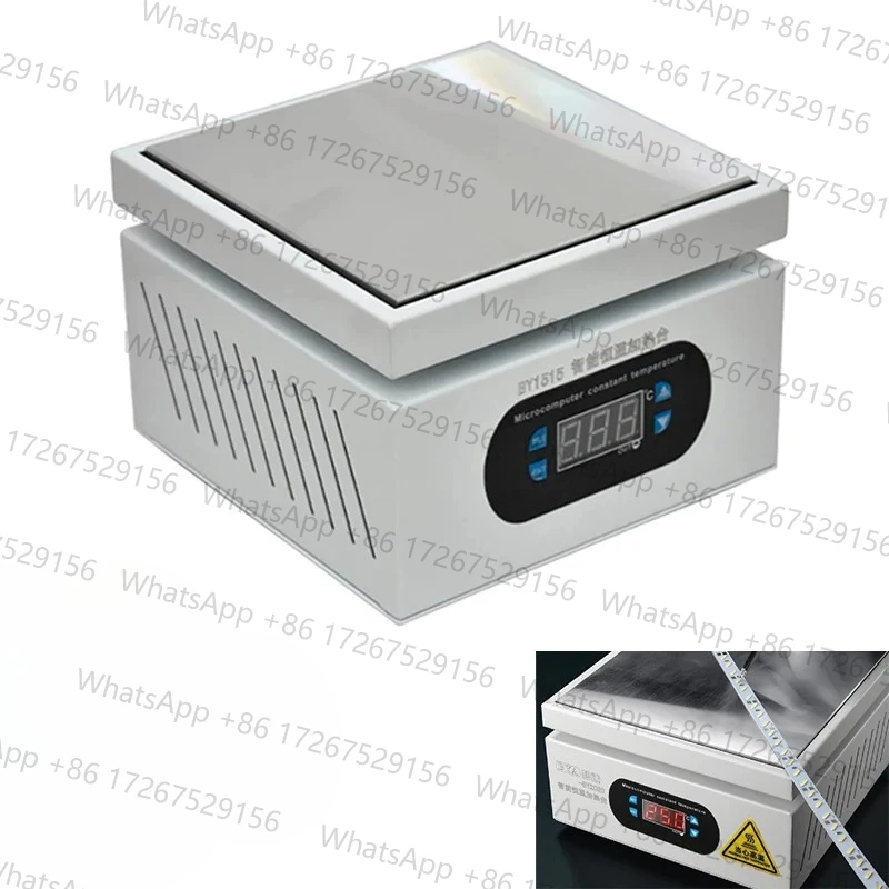 150*150mm Heating Station Electronic Hot Plate Table Preheating Platform 0~400℃ For BGA PCB SMD