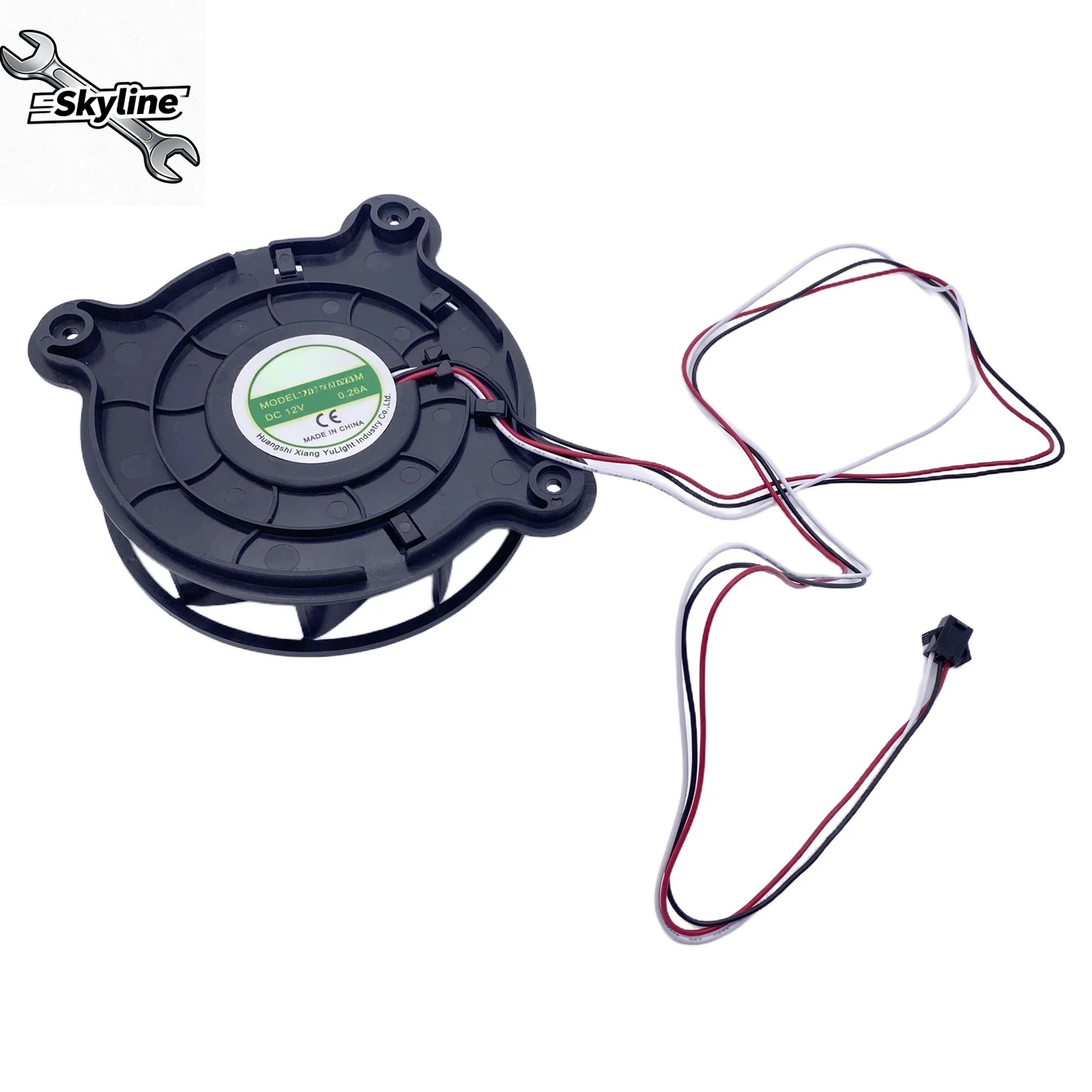 

XY12032BM Холодильник Морозильный вентилятор Холодильник Бесшумный охлаждающий вентилятор Холодильный бесшумный вытяжной вентилятор DC 12 В 0,26 А 120x120x32 мм