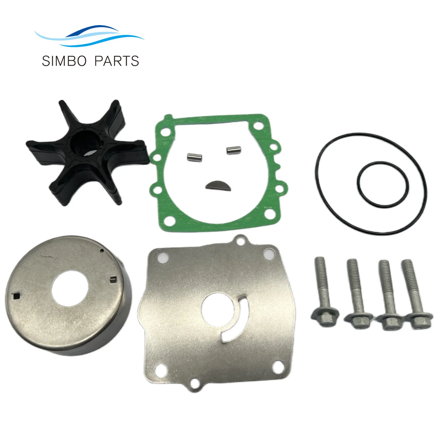 

6E5-W0078-A1 Water Pump Impeller Kit For Yamaha 2-Stroke 115 130 HP Outboard Motor 6E5-W0078-01 6E5-W0078-1A 6E5-W0078-3A