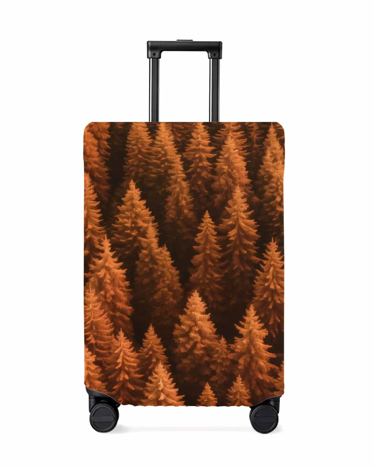 Wallpaper Forest Tree Autumn Stretch Suitcase Protector Baggage Dust Case Cover For 18-32 Inch Travel