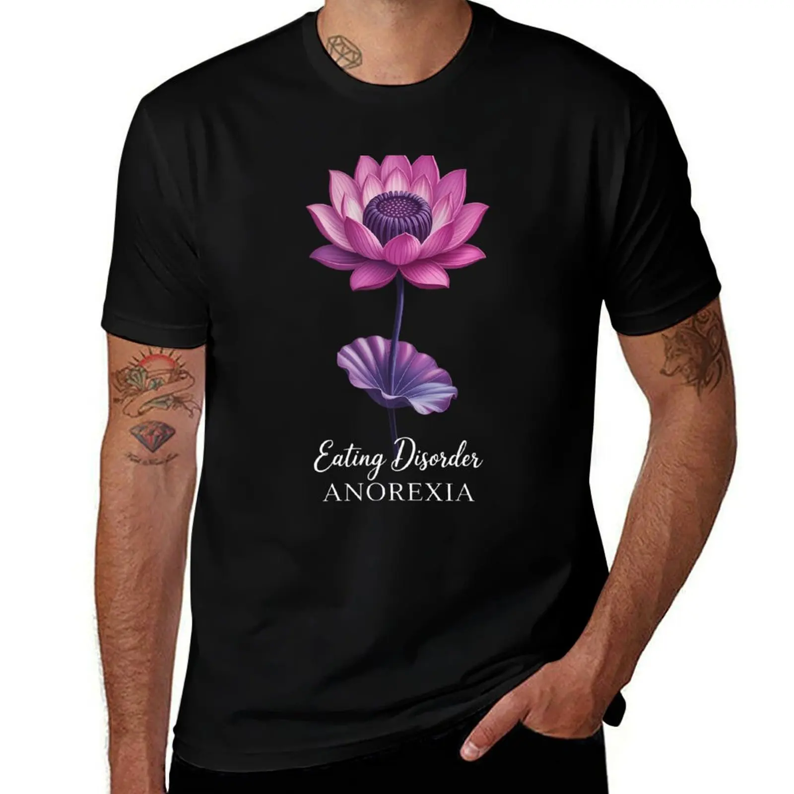 

Eating Disorder Anorexia Bulimia Awareness Recovery T-Shirt graphic t shirts graphic shirts vintage graphic tee shirts men