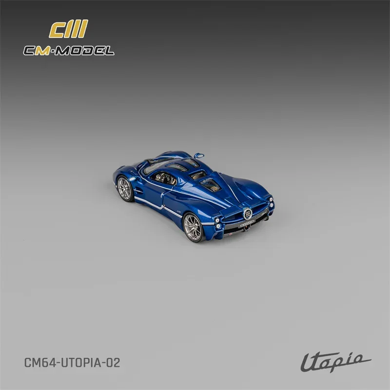 **Pre-Order** CM MODEL 1:64 Pagani Utopia Metallic Blue Diecast Model Car