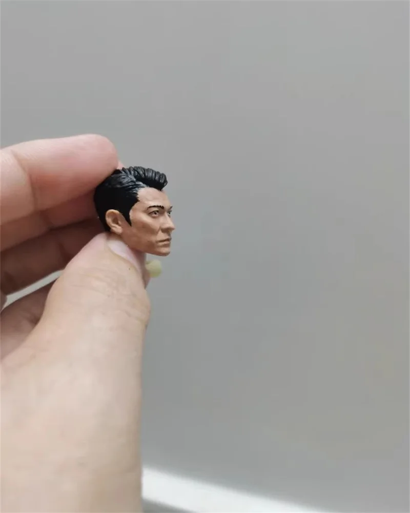 1/12 Male Soldier Andy Lau Head Carving Sculpture Model Toy Accessories Fit 6'' Action Figure Body In Stock