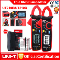 UNI-T UT210E UT210D Clamp Meter AC/DC Digital Voltmeter Ammeter Pliers Multimeter Professional Electrical Multitester