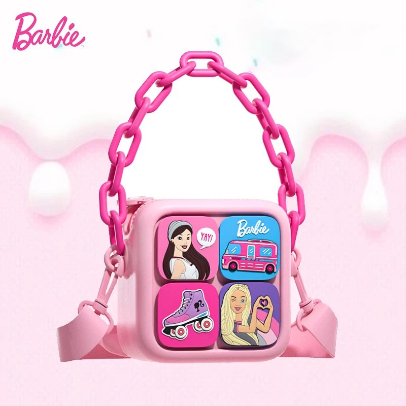 

Barbie Crossbody Bag Cute Cartoon Animation Girl Kawaii Animation Pattern Matching Shoulder Bag Gift Box Gift for Girls