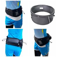 Breathable Running Waist Pack Mobile Phone Bag Large Capacity Running Bag Belt Elastic Mesh Lightweight Sports Fanny Pack