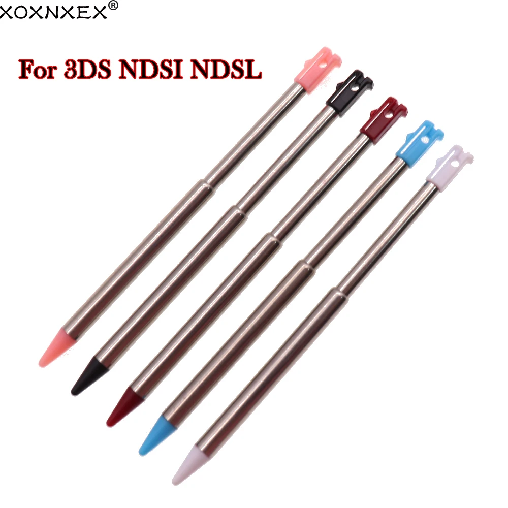 5 stücke Versenkbare Metall 7-12 cm Länge Touchscreen Stylus Pen-Set Für NDSI NDSL Für 3DS Gaming Zubehör