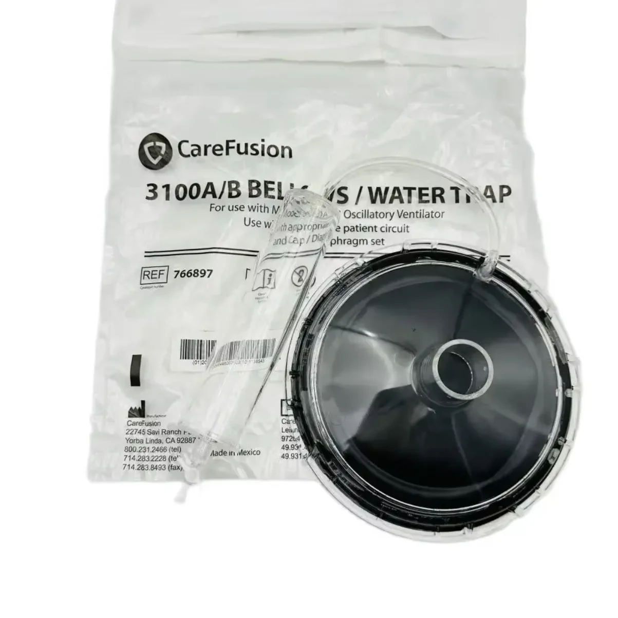 Фото Комплект сильфонов и влагоотделителей Viasys/Carefusion 766897 для диафрагменного датчика Vyaire Medical 3100A/B