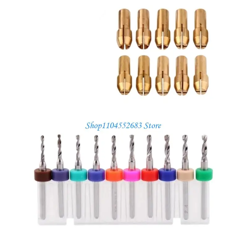 

Precisions Hand Drill Set With 7Pcs Replaceable Bits From 0.8Mm To 2.5Mm Manual Drill For Fine Detailed Work