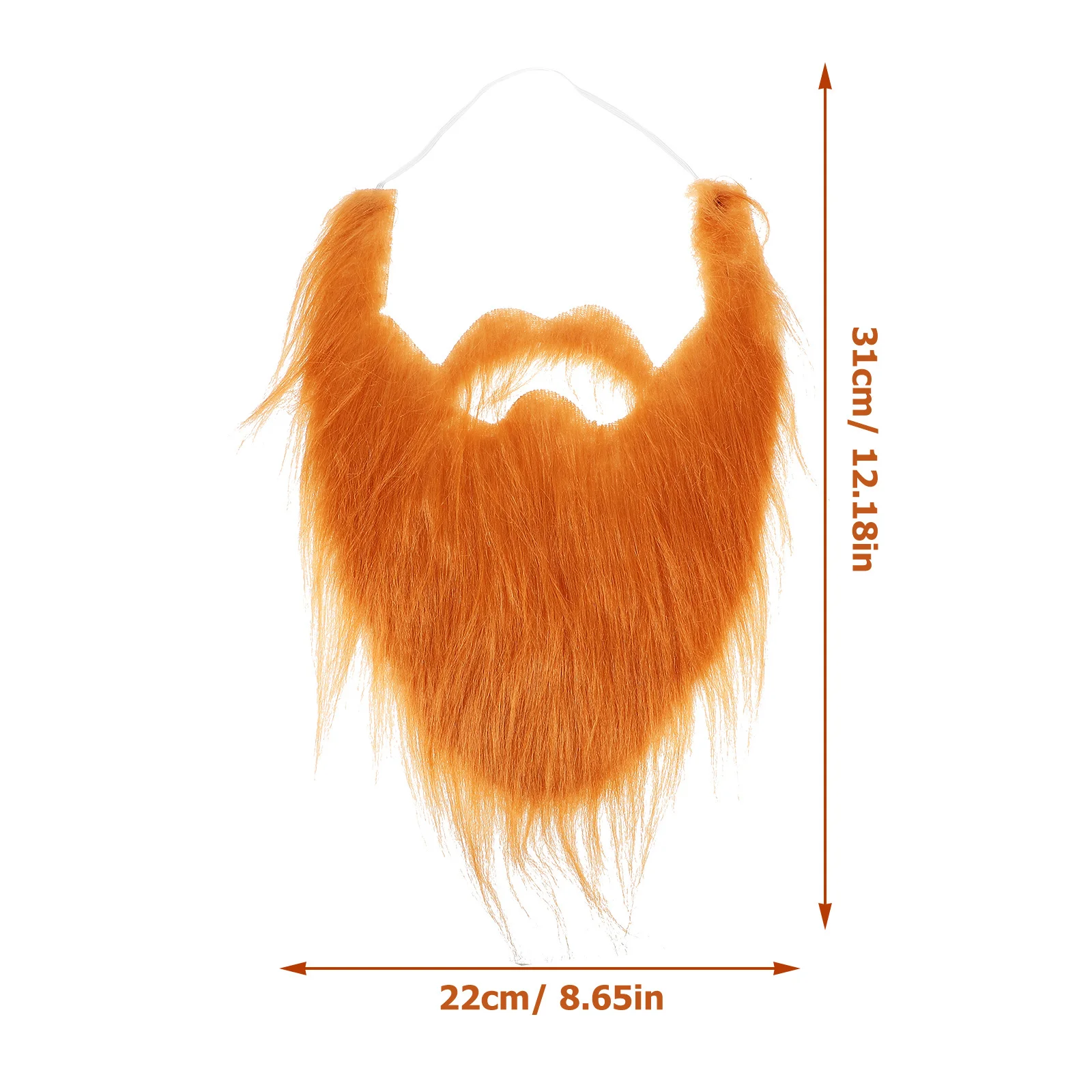 Juego de barba de Papá Noel, 4 Uds., ligero, elástico, barbas falsas navideñas, accesorios de fiesta, accesorios de disfraz, Kit de barba de rendimiento