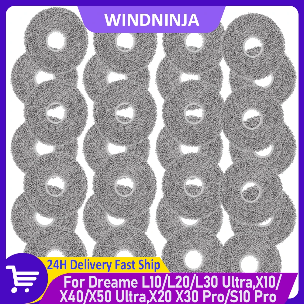 أجزاء وسادة الممسحة لـ Dreame L10/L20/L30 Ultra، X10/X40/X50 Ultra، X20/X30/X40/X50 Pro/S10 Pro لـ Xiaomi Mijia Omni X10+ X20+/Mop 3S #1