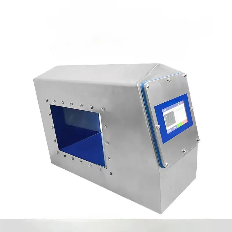 Custom High Sensitivity food detector Touch Screen Metal Detector For Food Industry metal detector probe without conveyor belt