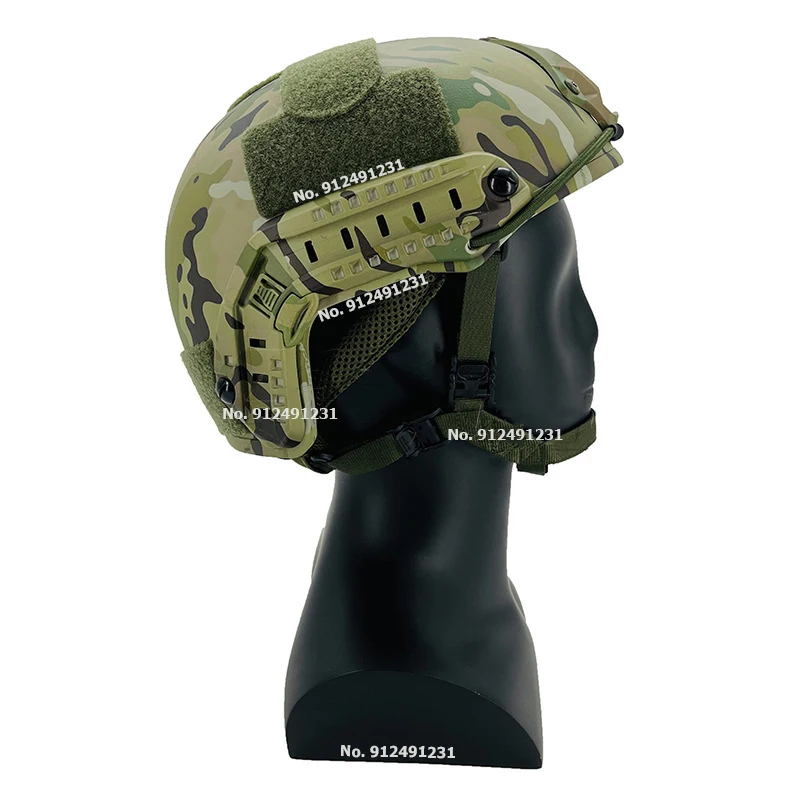 Ballistic Helmet FAST NIJ IIIA 7.62 Kevlar Ballistic MC Camouflage Helmet Wendy\'s Suspension Liner  Class Bulletproof Helmet